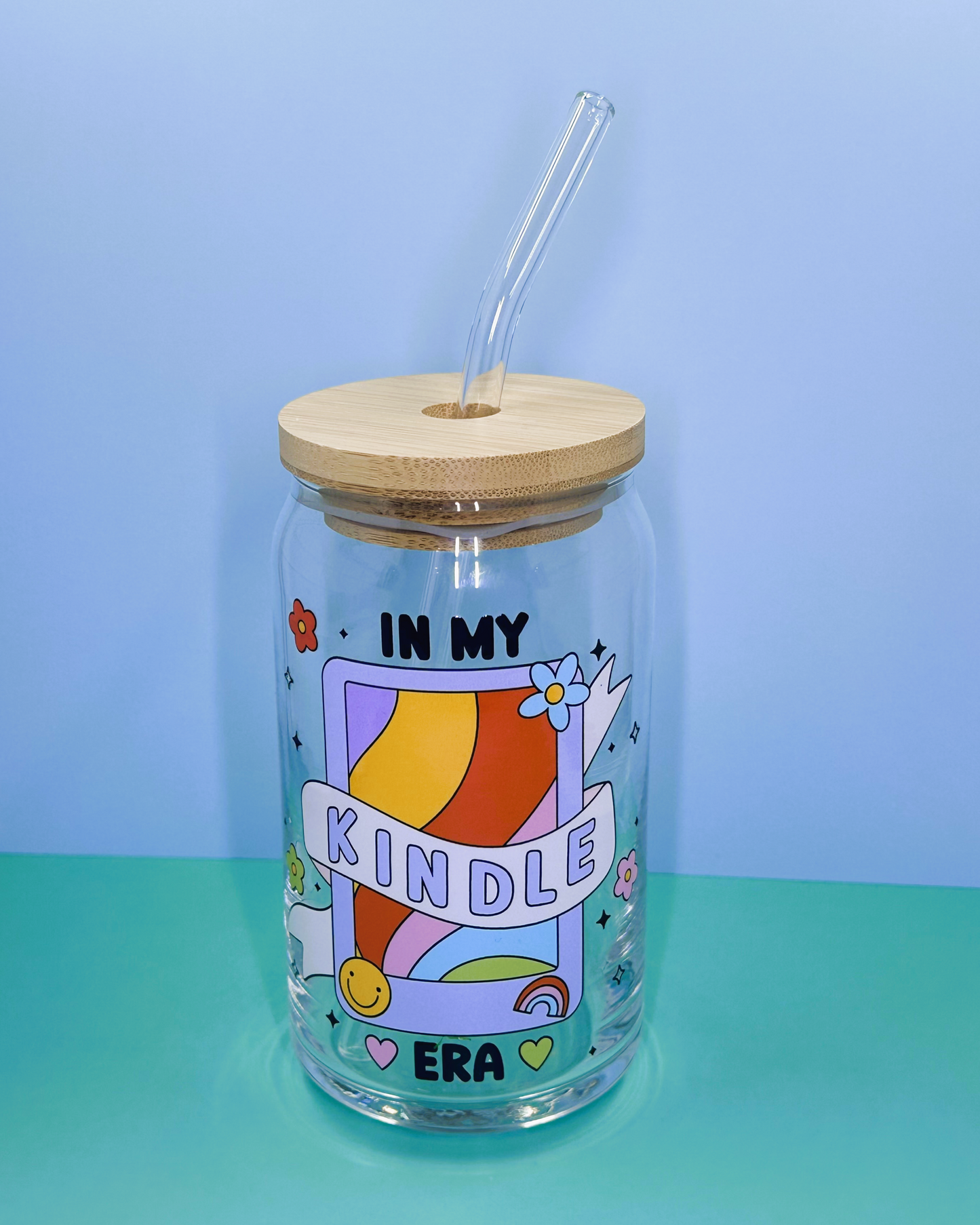 In my Kindle Era Glass Cup