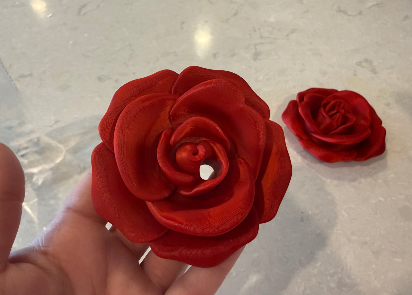 Cute Patchwork Doll with Red Rose Lid