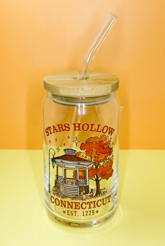STARS HOLLOW CONNETICUT GLASS CUP