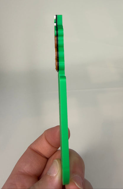 GREEN BEAR JUMBO PAPER CLIP / BOOKMARK