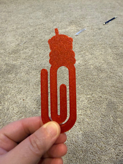 BEAR JUMBO PAPERCLIP/ BOOKMARK