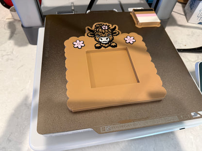 Highland Cow Sticky Holder