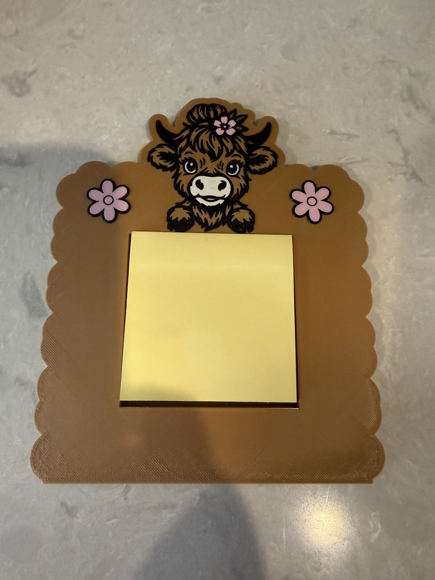 Highland Cow Sticky Holder