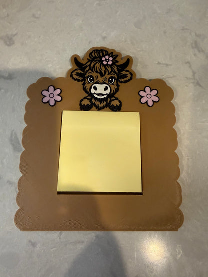 Highland Cow Sticky Holder