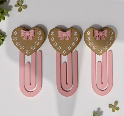 Coquette Heart Paper Clip