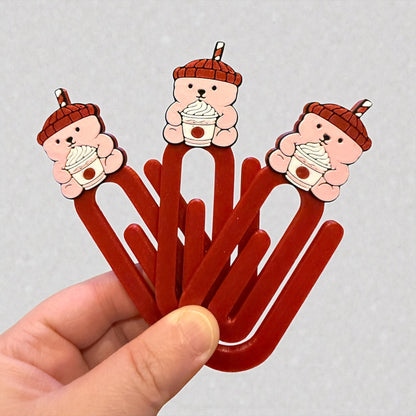BEAR JUMBO PAPERCLIP/ BOOKMARK