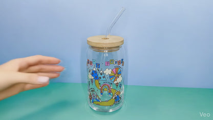 Great Days starts with Iced Coffee and Gratitude Glass Cups